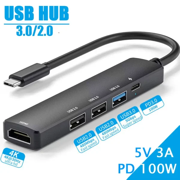 Image produit hub USB 5-en-1